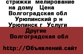 стрижки, мелирование на дому › Цена ­ 150 - Волгоградская обл., Урюпинский р-н, Урюпинск г. Услуги » Другие   . Волгоградская обл.